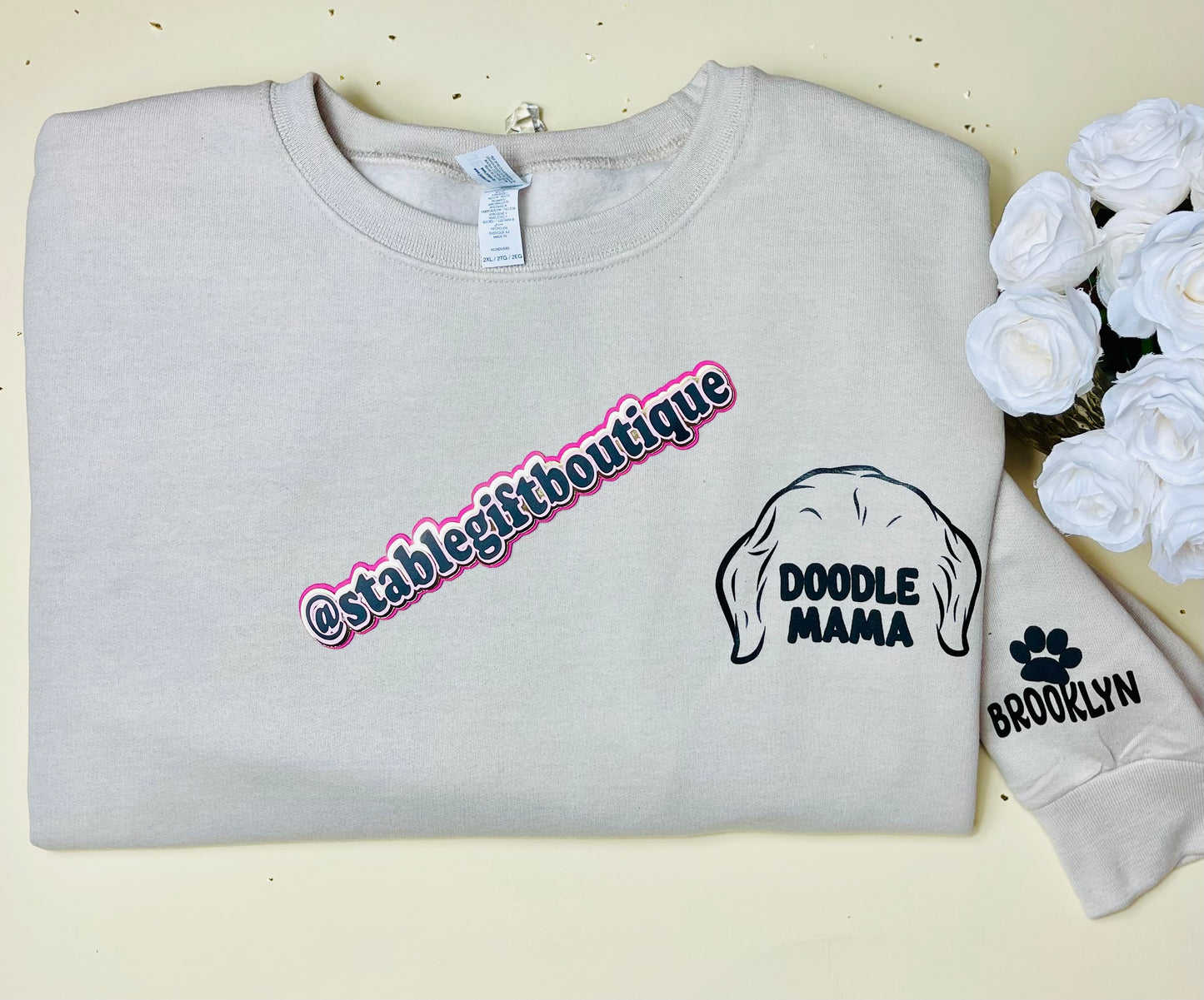 Personalized Dog Mom Crewneck