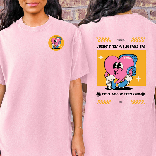 Just walking t-shirt